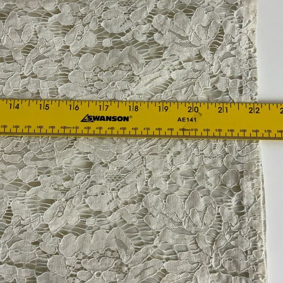 Madewell Refined Lace Tee Ivory Short Sleeve S - Picture 7 of 7